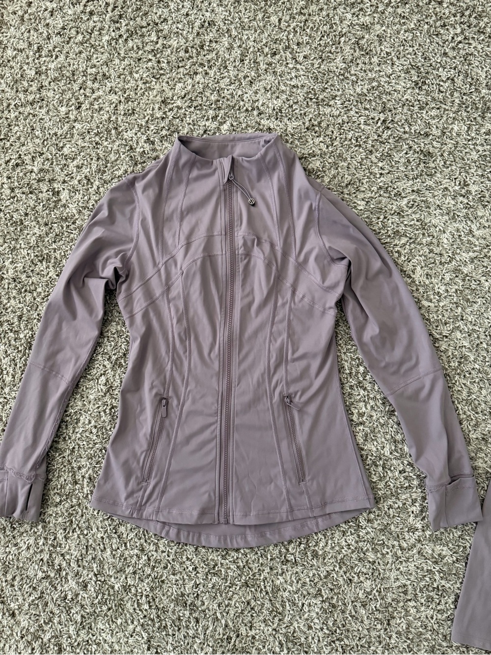 Lululemon purple align leggings AND define jacket size 6 set